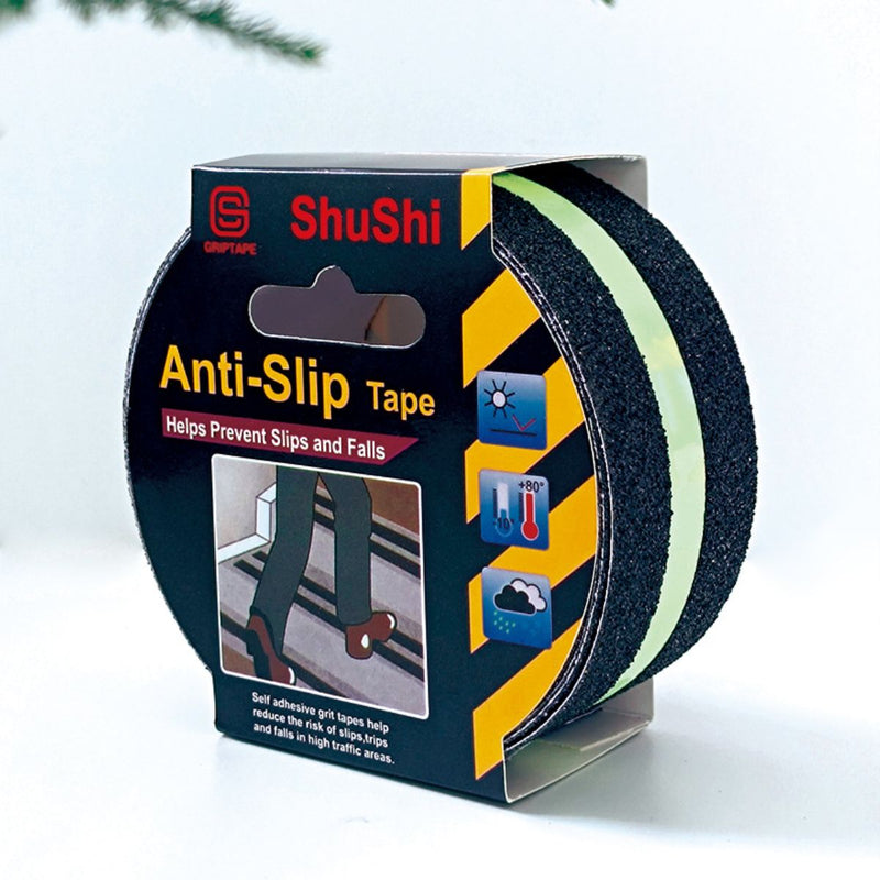 Cinta Antideslizante fluorescente Luminosa. Cinta De Seguridad Adhesiva Para Escaleras Y Pisos Con Brillo.