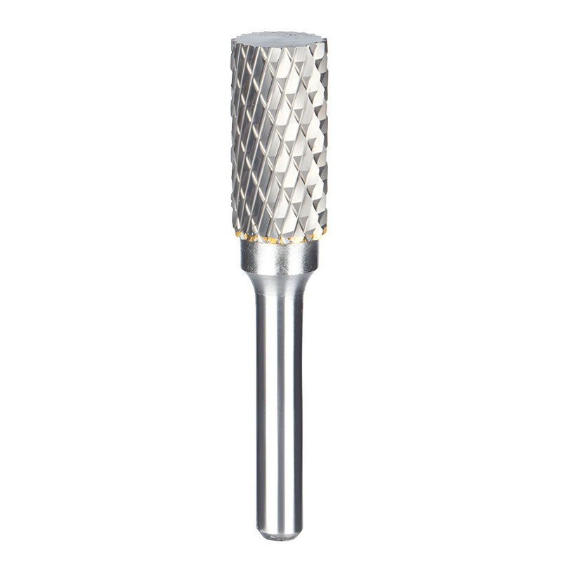Fresa Lima Rotativa Cilíndrica De Carburo De Tungsteno Para Mototool. Vástago: 6mm. Cabeza: 12mm.
