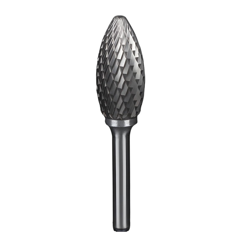 Fresa Lima Rotativa Ovalada De Carburo De Tungsteno Para Mototool. Vástago: 6mm. Cabeza: 16mm.