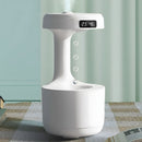Humidificador Inteligente Con Pantalla LED con efecto de gotas flotantes. Recargable Por USB.