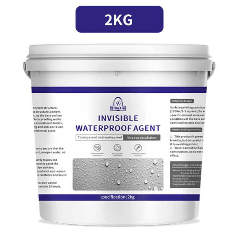 Sellador Impermeable Invisible 2kg. Agente Líquido Transparente de Alta Resistencia para Sellado a Prueba de Agua.