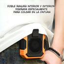 Ventilador Portátil Recargable con Clip. Mini Abanico de Cintura USB de 3 Velocidades.