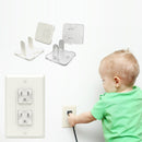Protectores de tomacorrientes Enchufes Transparentes para Niños (Pack de 50 Piezas). Tapones de Seguridad Infantil para Tomas Eléctricas.