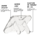 Protectores de tomacorrientes Enchufes Transparentes para Niños (Pack de 50 Piezas). Tapones de Seguridad Infantil para Tomas Eléctricas.