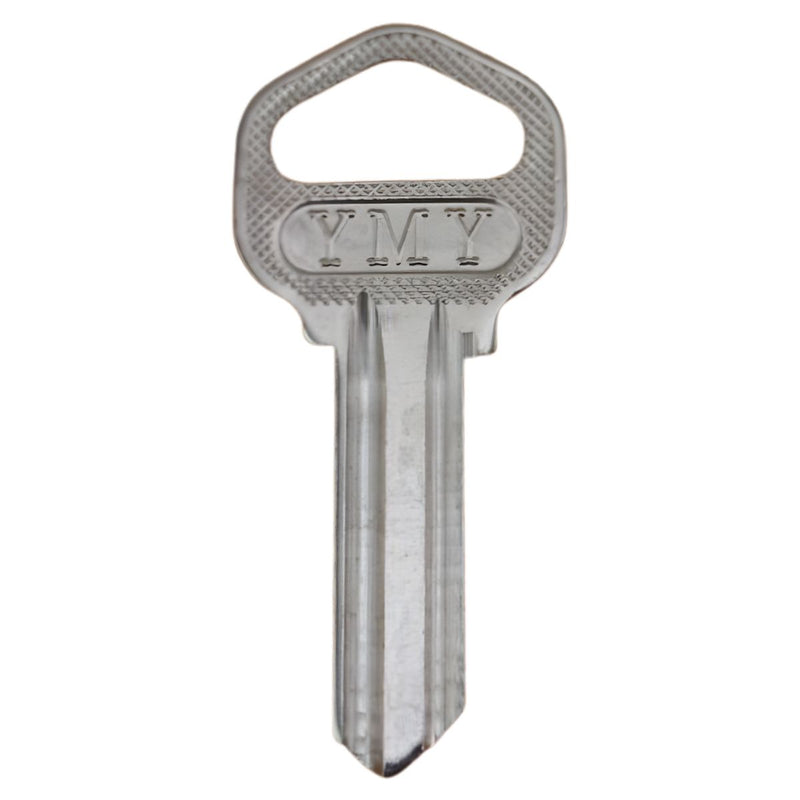 Llave con Cabeza redondeada y borde texturizado. Llave en Blanco para Copia o duplicado de Cerradura.