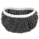 Funda de Microfibra Reutilizable para Mopa o Trapeador. Repuesto Lavable de Alta Absorción. Color Gris. Tamaño grande 45.3×11.5cm.