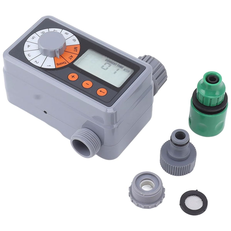 Temporizador de Riego Automático Digital con Pantalla LCD. Set de 10 Metros para Jardín o Terraza. Sistema Programable de Irrigación.