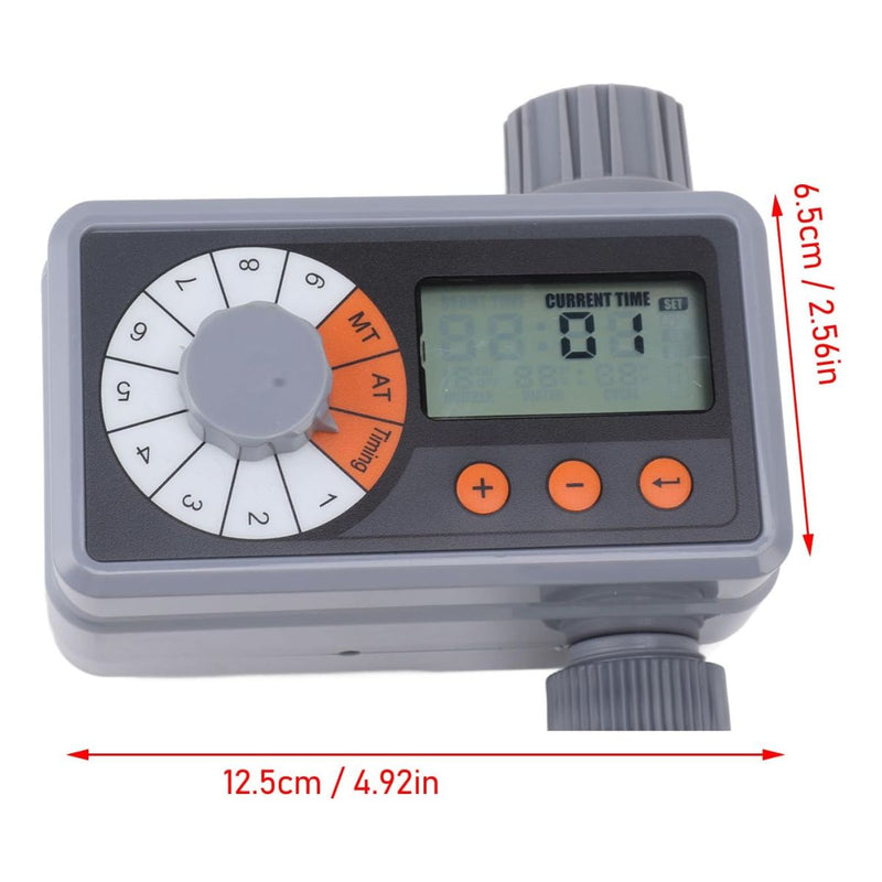 Temporizador de Riego Automático Digital con Pantalla LCD. Set de 10 Metros para Jardín o Terraza. Sistema Programable de Irrigación.