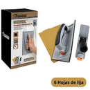 Lijadora Manual de esquinas y angulos 9x3.4” (22.5x8.5cm) Con Hojas Y Cabezal Para Varilla Extensible Para Acabados En Paredes, Yeso Y Masilla