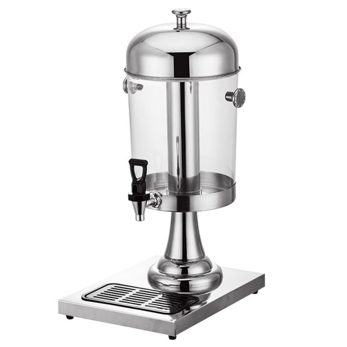 Dispensador De Jugos De 8L (2 Gal)  De Una Sola Boca De Acero Inoxidable Con Grifo Antigoteo Ideal Para Buffets, Restasurantes, Hoteles Y Catering