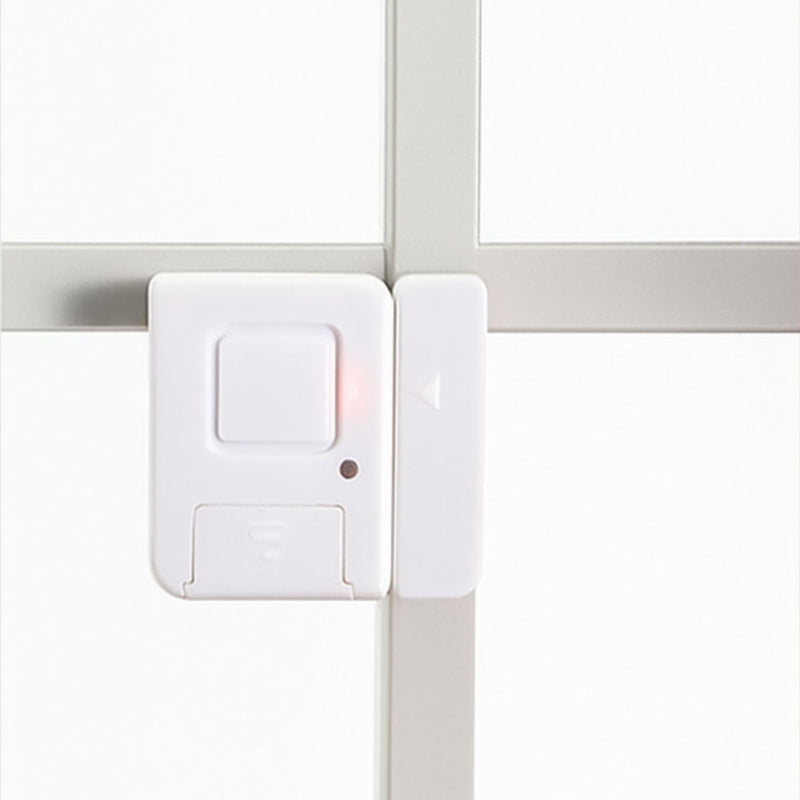 Alarma Magnética Para Puertas Y Ventanas 2.3x1.5x0.6”.  3.6V 120db.Ideal Para Seguridad En Hogares Y Oficinas (6 Unds). Sensor Para Protección Infantil Y Antirrobo.