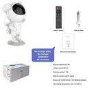Proyector Astronauta Luz Nocturna 4.7x4.3x9” (12x11x23Cm) 5V 1A, 2500mAh. Ideal Para Habitaciones Infantiles Y Decoración.