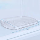 Bandeja Giratoria Deslizable organizador De Refrigerador De 16.5x11.1”x1.4” (41.9x 28.2x3.6 cm) De PET. Lazy Suzan Para Cocina Y Comedor.