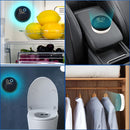 Purificador De Aire De Ozono Inteligente 0.5W Ideal Para Baños, Cocinas Y Armarios. Eliminador de Olores. Material ABS. 3.3” (No Incluye baterías AAA)