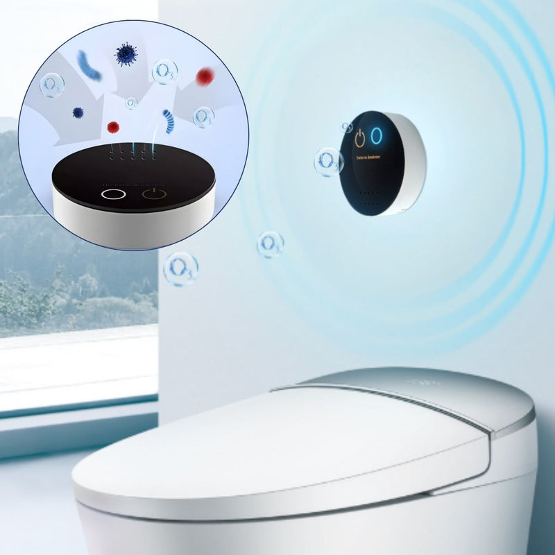 Purificador De Aire De Ozono Inteligente 0.5W Ideal Para Baños, Cocinas Y Armarios. Eliminador de Olores. Material ABS. 3.3” (No Incluye baterías AAA)