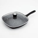 Sartén Cuadrado Antiadherente 100% libre de teflon Non Stick 28x28 cm de Aluminio Fundido con Recubrimiento Cerámico