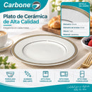 Plato de 5" (13cm). Vajilla para Postres, Aperitivos y Acompañamientos.