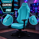 Silla Gamer Ergonómica para Oficina y Gaming. Soporta hasta 175 Kg. Color Turquesa.