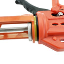 Pistola calafateadora 9” aluminio y acero relación empuje 18:1 alta presión ahorro esfuerzo