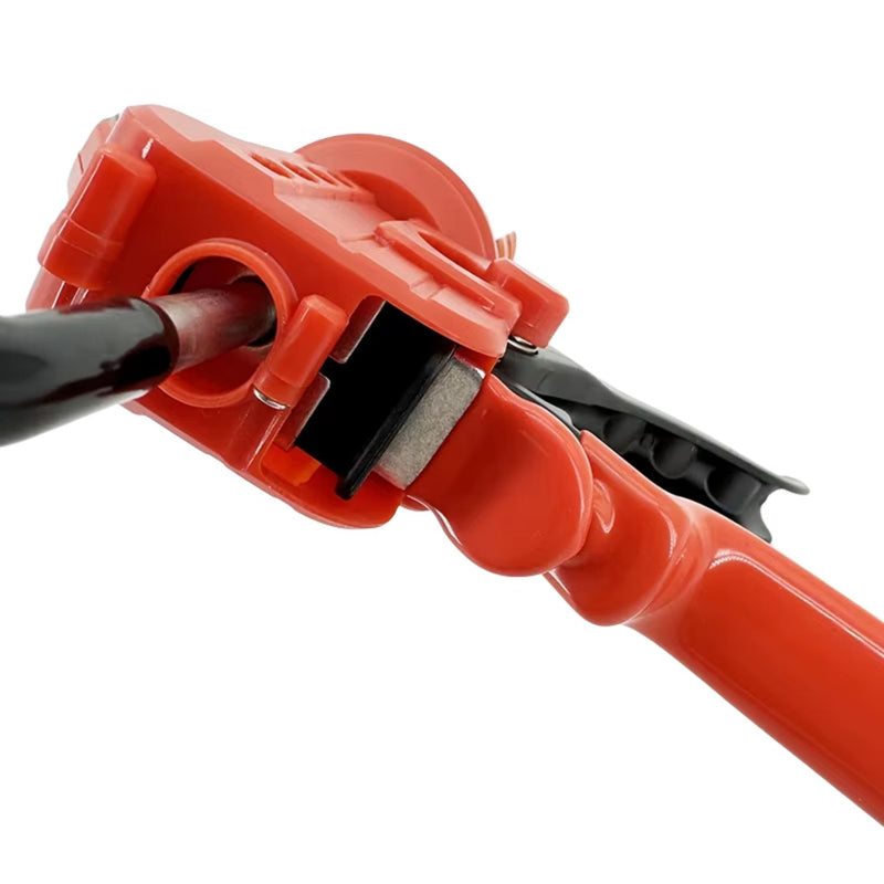 Pistola calafateadora 9” aluminio y acero relación empuje 18:1 alta presión ahorro esfuerzo