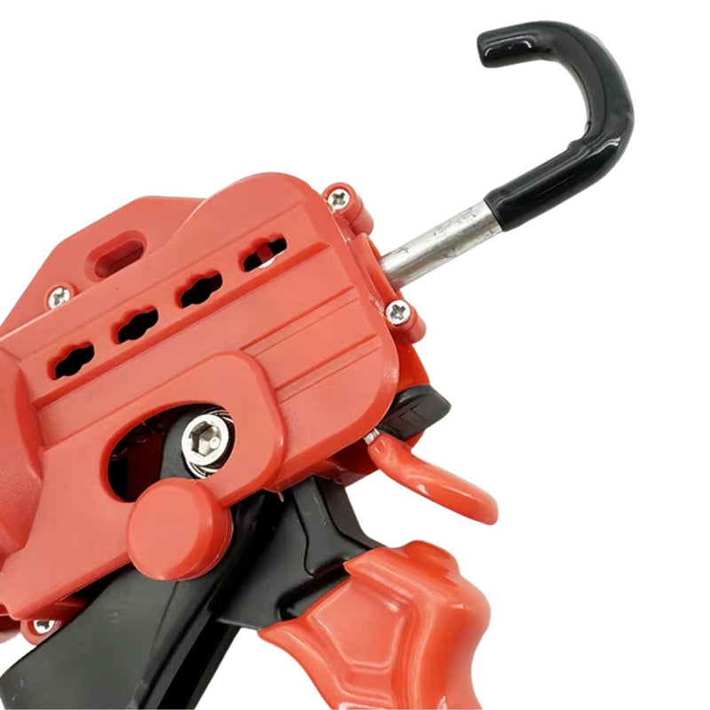 Pistola calafateadora 9” aluminio y acero relación empuje 18:1 alta presión ahorro esfuerzo