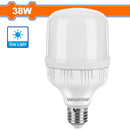 Bombillo LED Tipo T 38W 6000K 110-240V~50/60Hz. Luz Diurna. 25000 Horas. 3600 Lumens. Base E27.