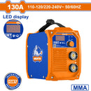 Máquina de Soldar Inverter Light Duty. 25% ciclo de trabajo. Pantalla LED. 130A. 110-120V. MMA