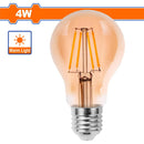 Bombillo Filamento LED 4W 2200K 100~240V/50-60Hz. Luz Cálida. 15000 Horas. 400 Lumens. Base E27.