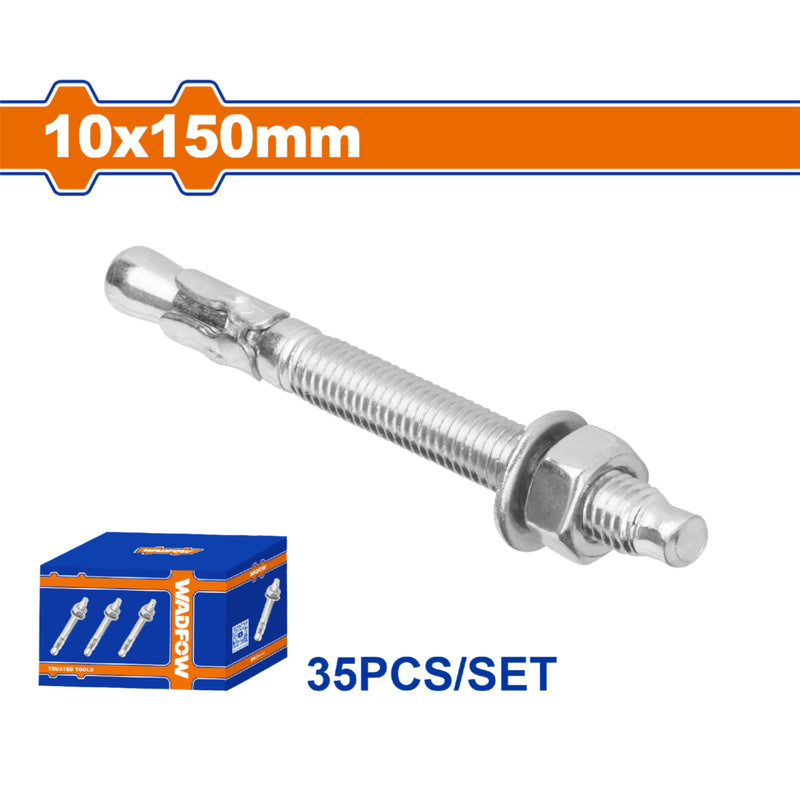 Tacos Galvanizados de Cuña 10x150mm Galvanizado 35 pzas