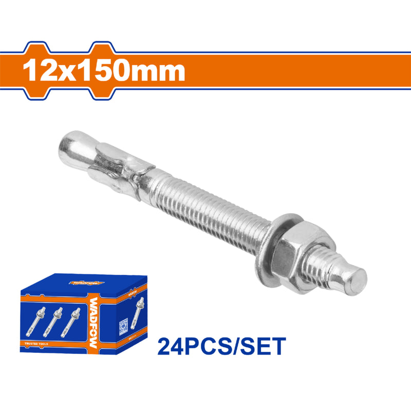 Tacos Galvanizados de Cuña 12x150mm Galvanizado 24 pzas