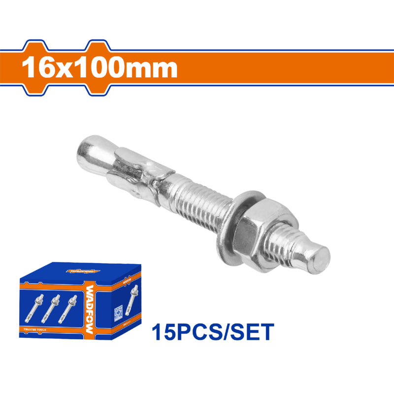 Tacos Galvanizados de Cuña 16x100mm Galvanizado 15 pzas