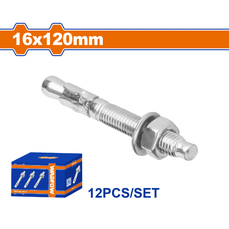 Tacos Galvanizados de Cuña 16x120mm Galvanizado 12 pzas