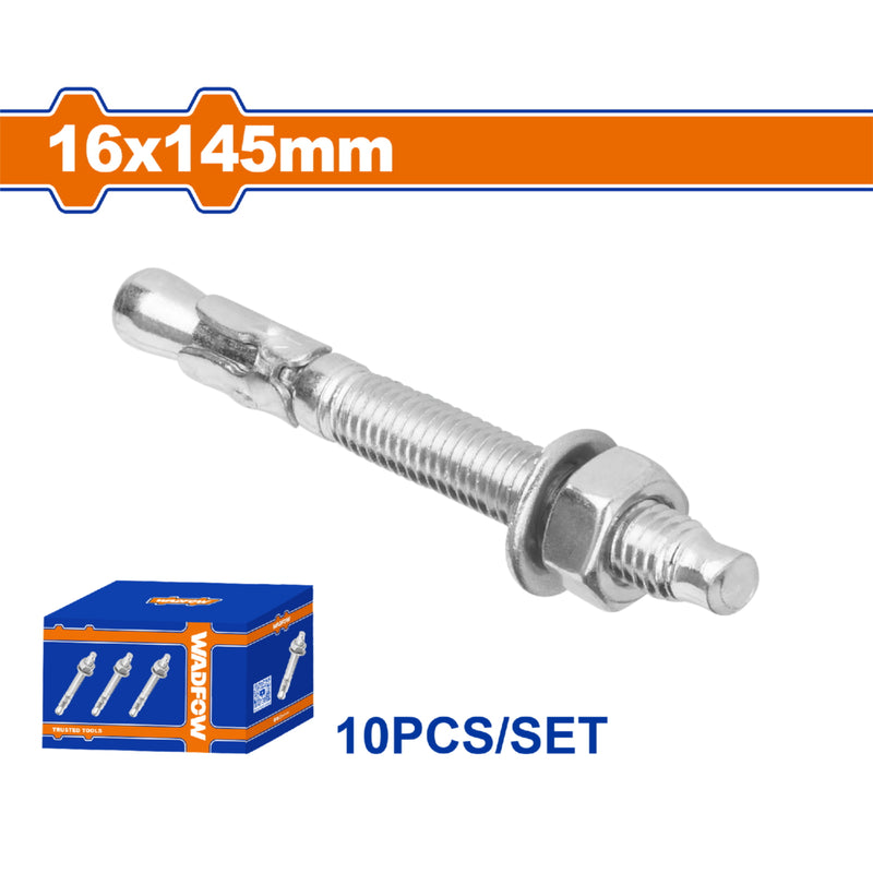 Tacos Galvanizados de Cuña 16x145mm Galvanizado 10 pzas