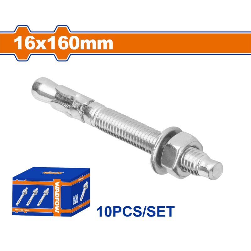 Tacos Galvanizados de Cuña 16x160mm Galvanizado 10 pzas