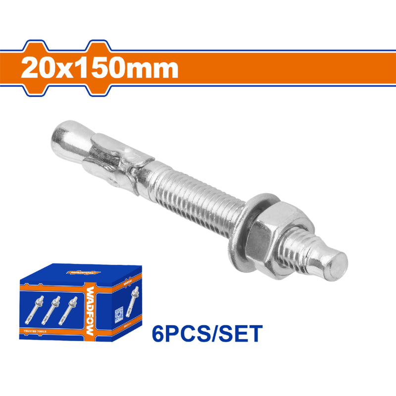 Tacos Galvanizados de Cuña 20x150mm Galvanizado 6 pzas