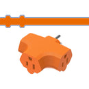 Adaptador Tomacorriente Reforzado Con 3 Salidas Conexión A Tierra 15A. 110V 60HZ 1875W. UL.