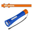 Linterna De Mano. 35Lm. Interruptor De Luz. Usa 3 Pilas Alcalinas AAA. Peso: 50G. D/L: 40/152Mm.