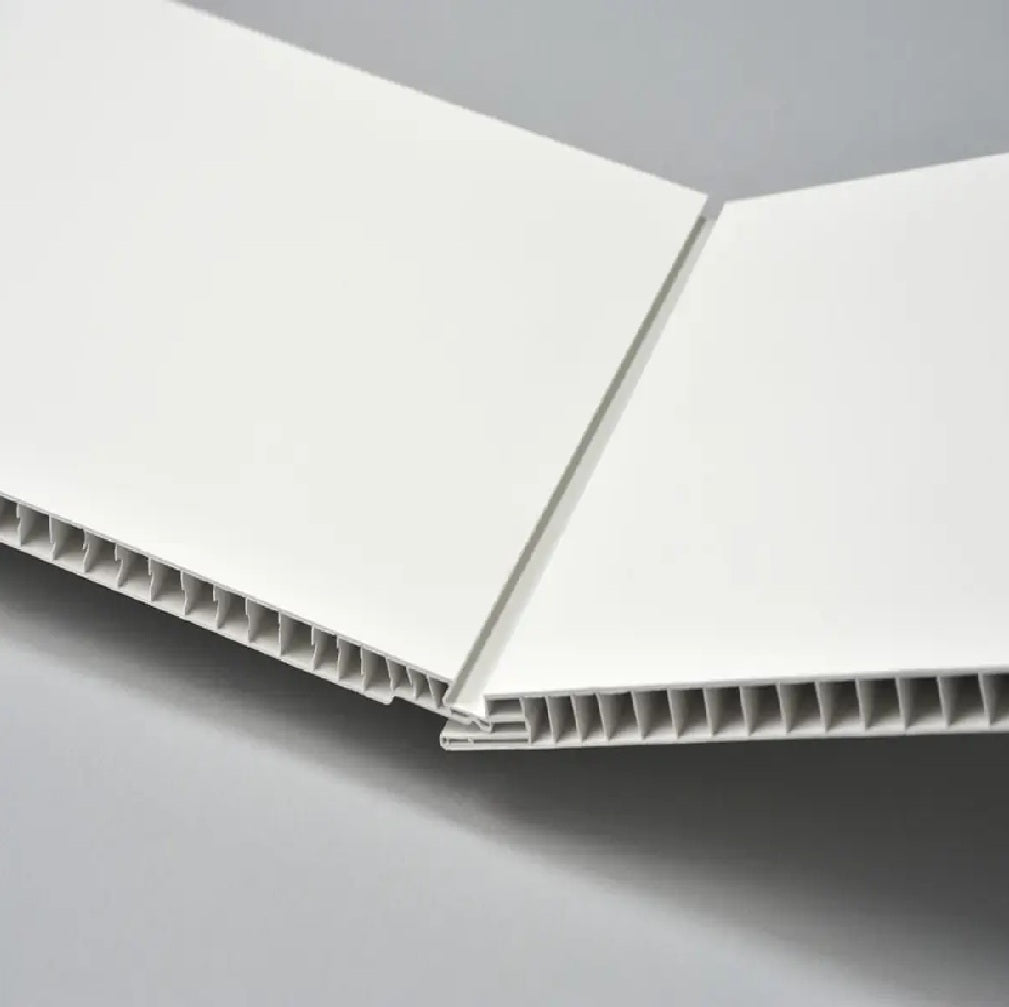 Cielo Raso PVC Techo Blanco Mate Panel 20Cm X 8Mm X 5.95M Resistente A