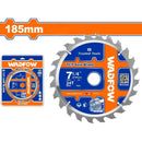 Discos De Corte Sierra TCT 185Mm. Anillo Reductor: 16Mm. Para Usar En Corte De Madera.