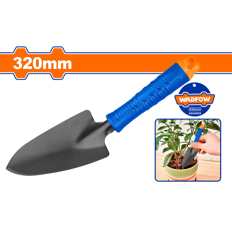 Pala de Jardinería 320x67mm. Mango cómodo. Cuchilla con recubrimiento.