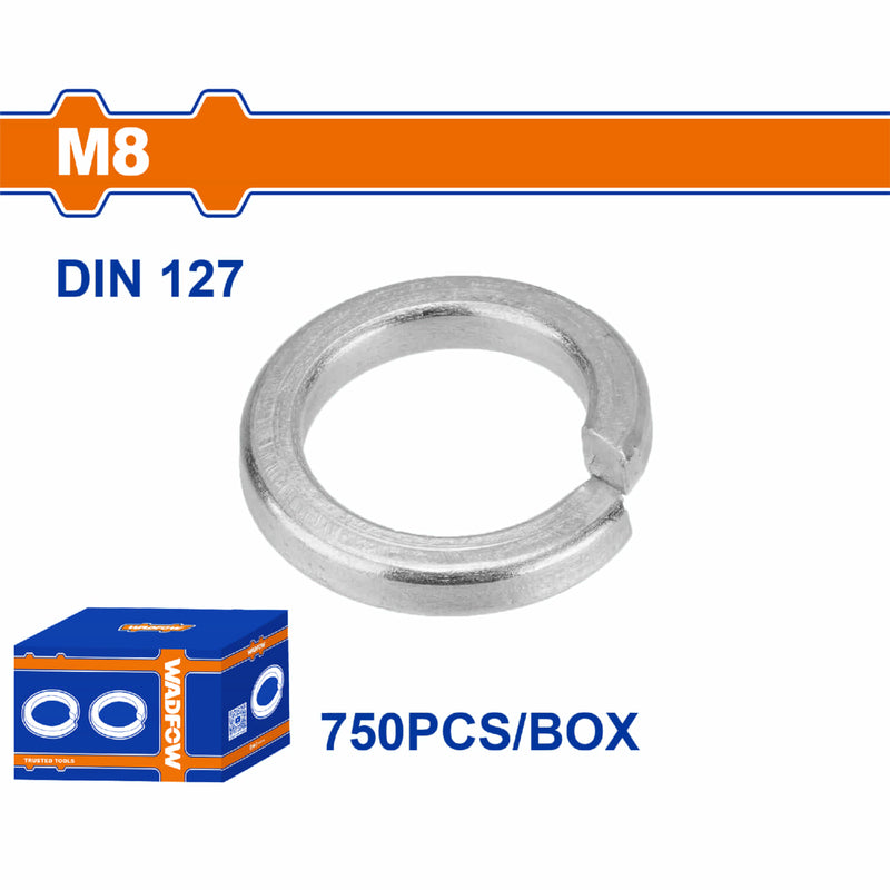 Arandelas Galvanizadas M8 Acero al carbono. 750 pzas.