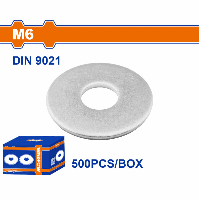 Arandelas Galvanizadas M6 Acero al carbono. 500 pzas.