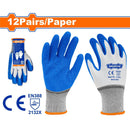 Guantes De Látex XL. Ideal Para Carga Pesada Y Objetos Afilados. Sin Costuras. Set De 12 Pares.