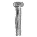 Tornillo hexagonal de rosca completa de 1/2" X 1 1/2". Inox 18-8 (caja 50)