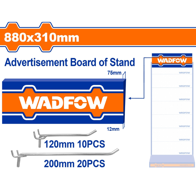 Exhibidor WADFOW WPJ2A01 + WPJ2A02 + WPJ2F04 + WPJ2A03 (Exhibidor de 7)