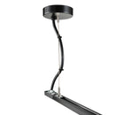 Cable y soporte de techo Kit de suspension para Rieles Track sistema colgante color Negro