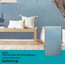 Panel Decorativo WPC Bambú 1.22 m x 2.80 m x 5 mm Seda Azul