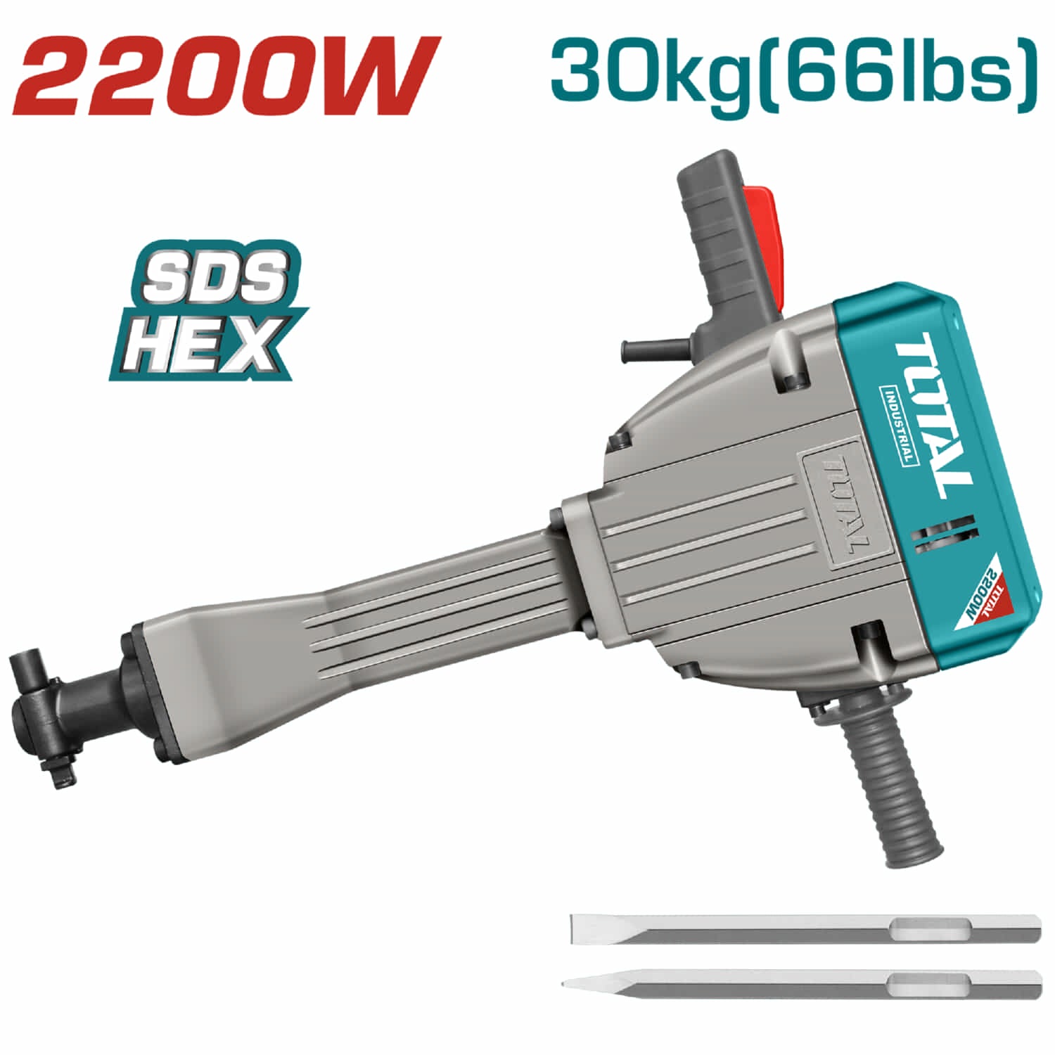 チンタロウ様 Demoledora 2200W SDS HEX 28Mm 30Kg. 110-120V~60Hz Calid. Indust. Viene