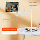Soporte Flexible Universal para Tablet y Celular de 138 cm. Brazo Largo con Pinza Ajustable para Dispositivos de hasta 10”.