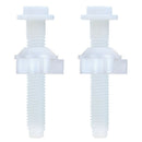 Tornillos Plásticos para Asiento de Inodoros con Tuerca Lateral (Set de 2 Unidades)